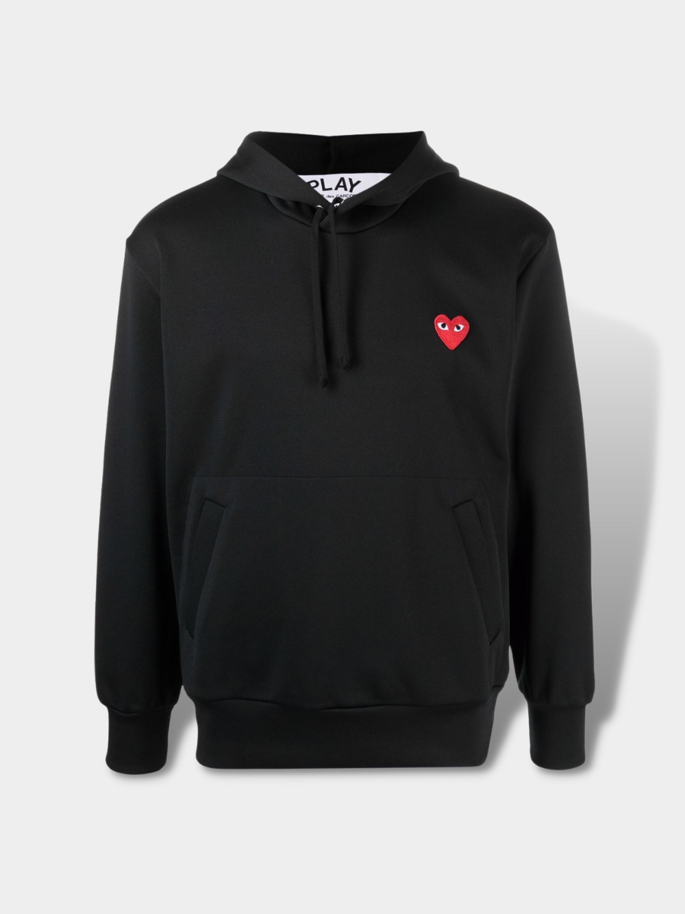 HEART-PRINT PULLOVER HOODIE