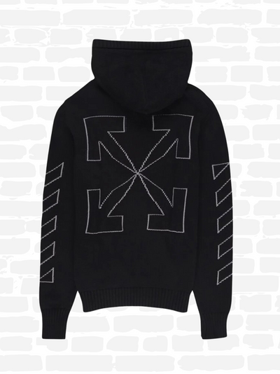 ARROW-PRINT HOODIE