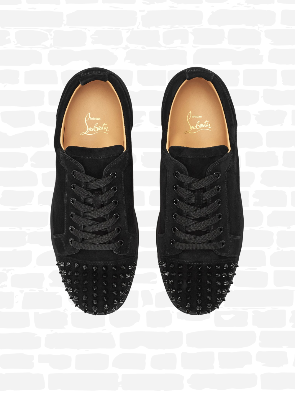 SUEDE SPIKES ORLATO TRAINERS