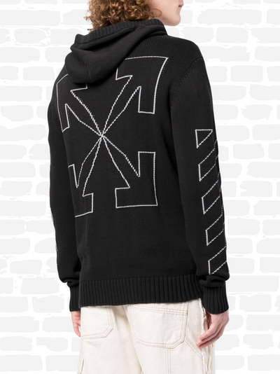 ARROW-PRINT HOODIE