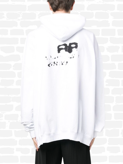 LOGO-PRINT PULLOVER HOODIE