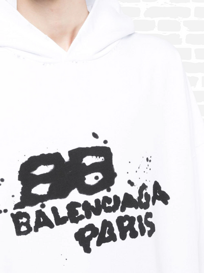 LOGO-PRINT PULLOVER HOODIE