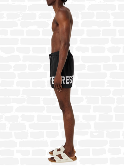 TEXT LOGO SWIM SHORTS